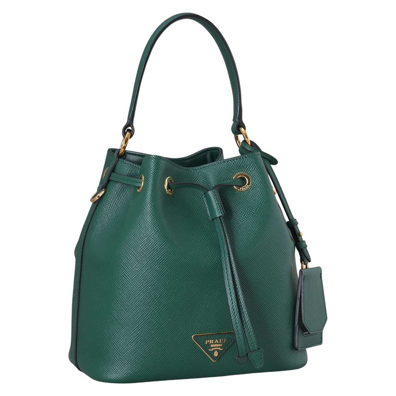 PRADA(USED)프라다 1BE032 사피아노 레더 버킷백