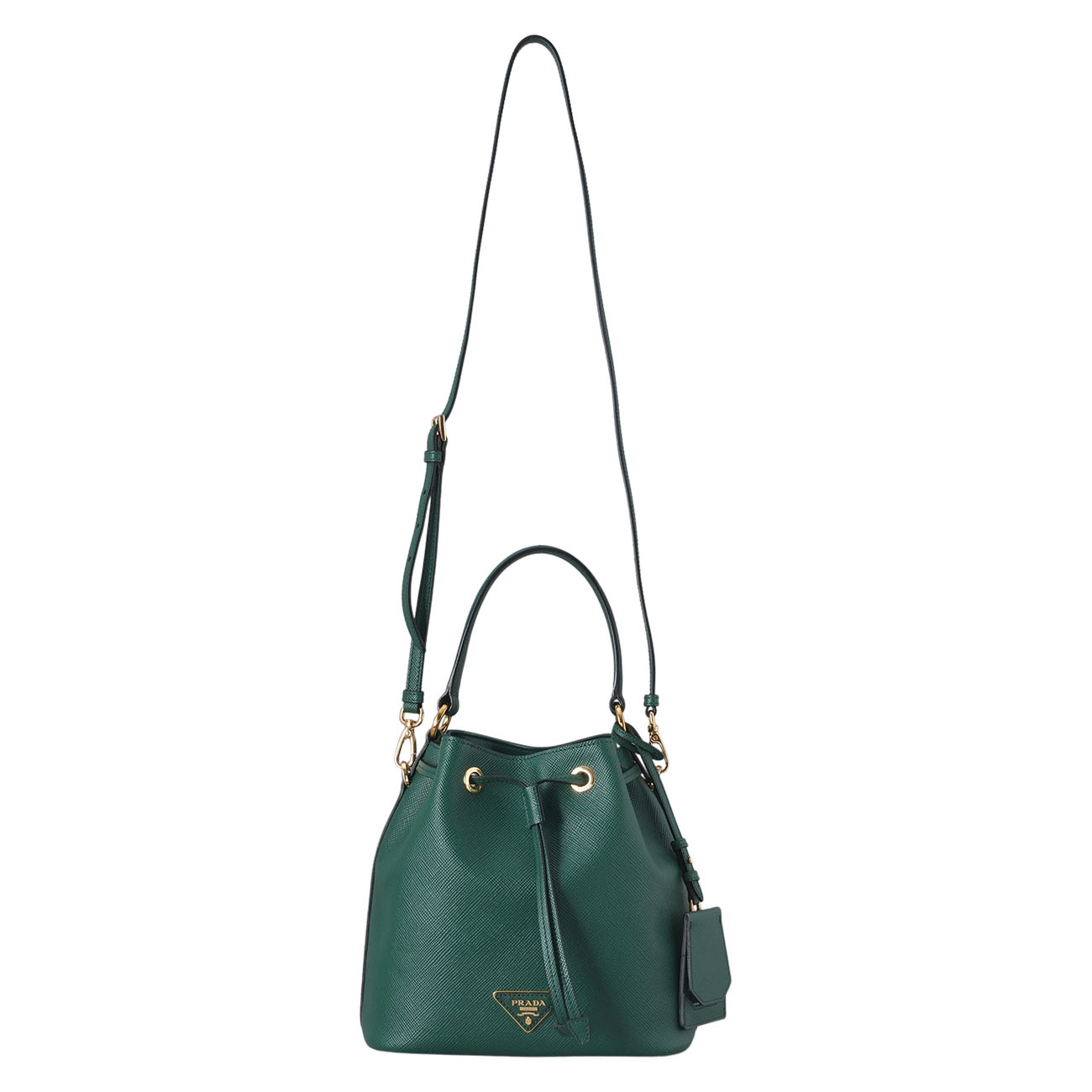 PRADA(USED)프라다 1BE032 사피아노 레더 버킷백