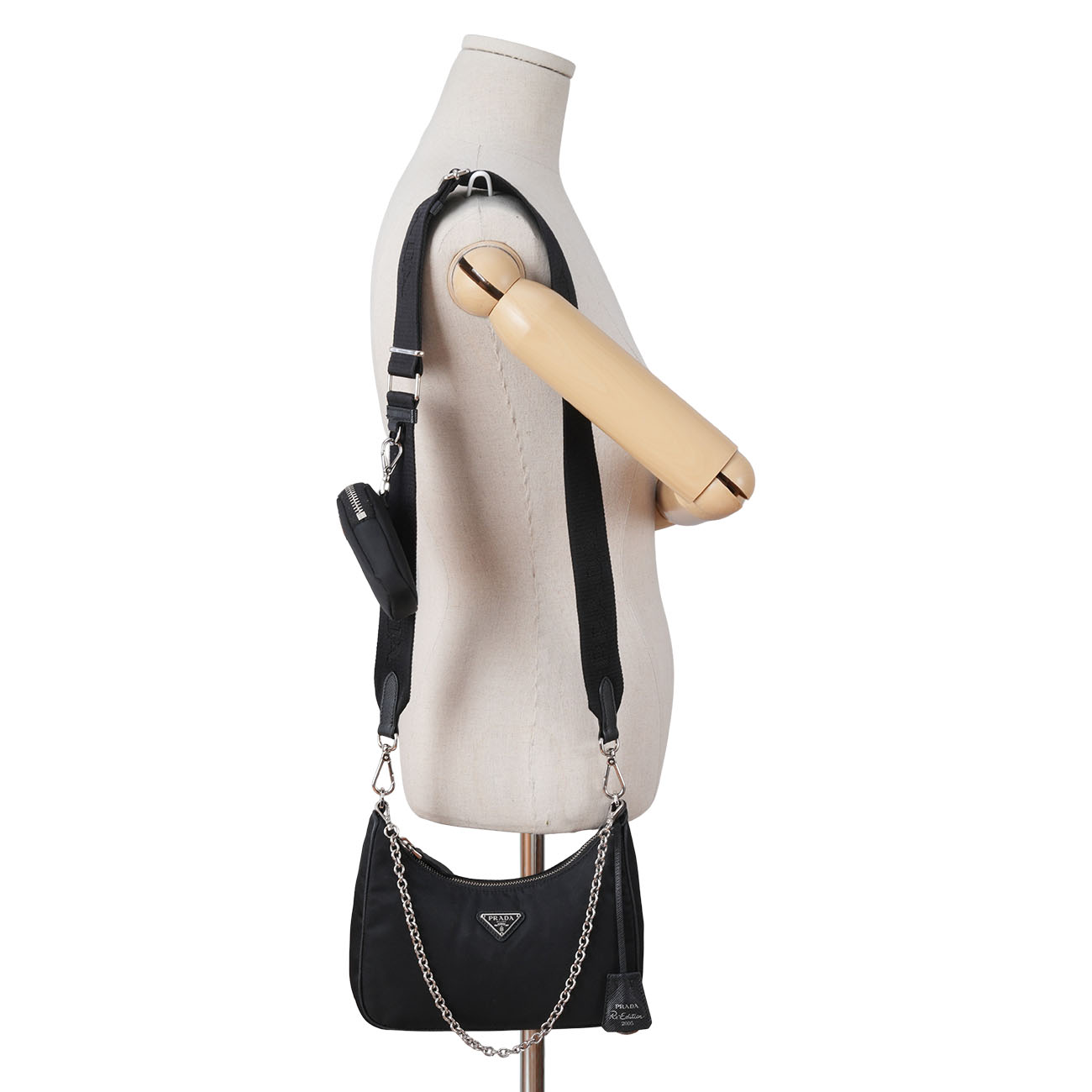 PRADA(USED)프라다 1BH204 리에디션 리나일론 호보백