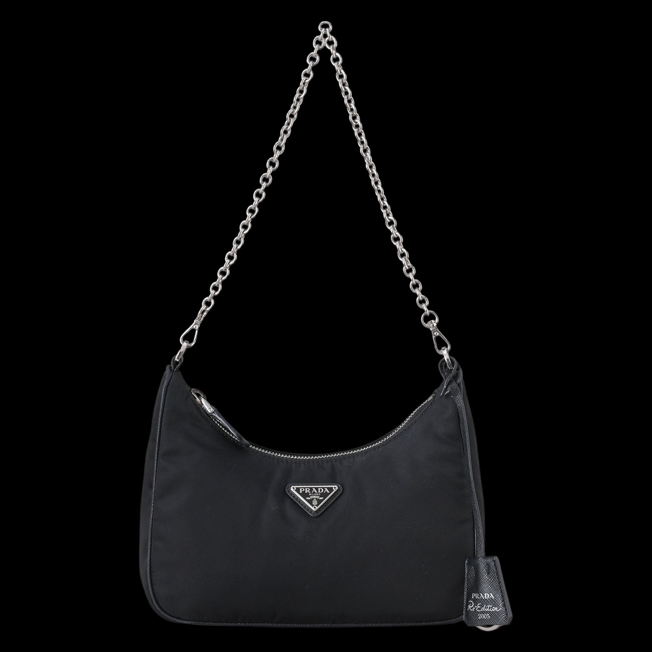 PRADA(USED)프라다 1BH204 리에디션 리나일론 호보백