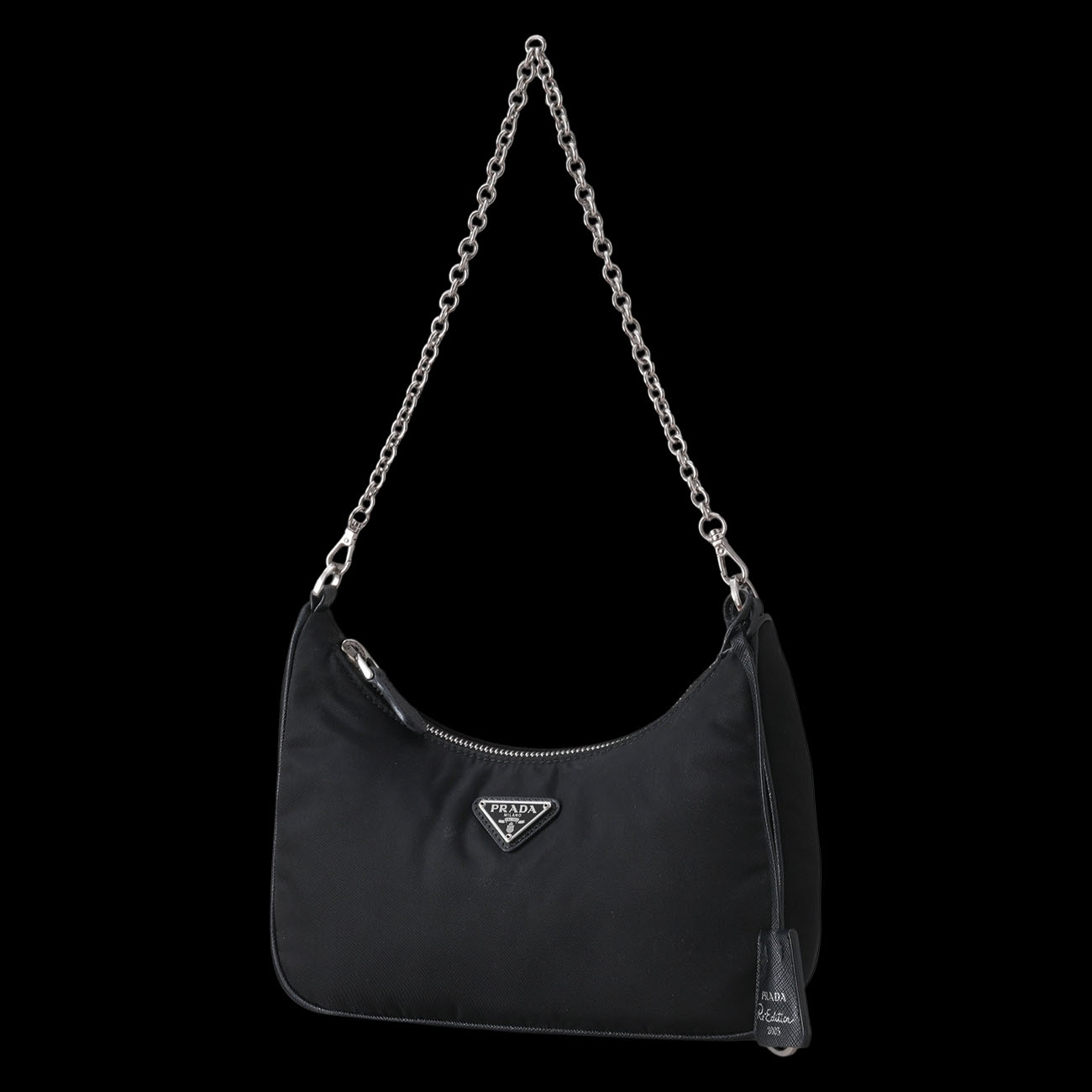 PRADA(USED)프라다 1BH204 리에디션 리나일론 호보백