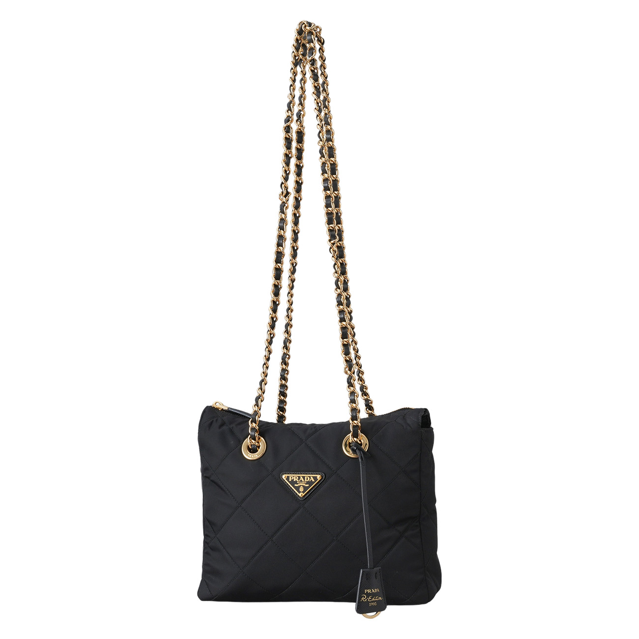 PRADA(USED)프라다 리나일론 퀼팅 체인백