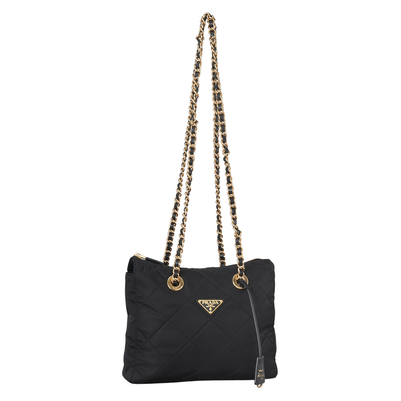PRADA(USED)프라다 리나일론 퀼팅 체인백