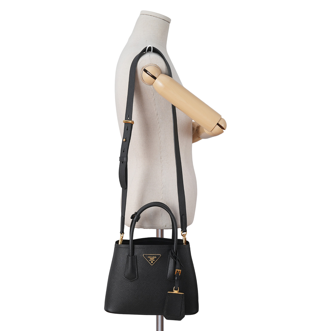 PRADA(USED)프라다 1BG443 더블 사피아노 토트백