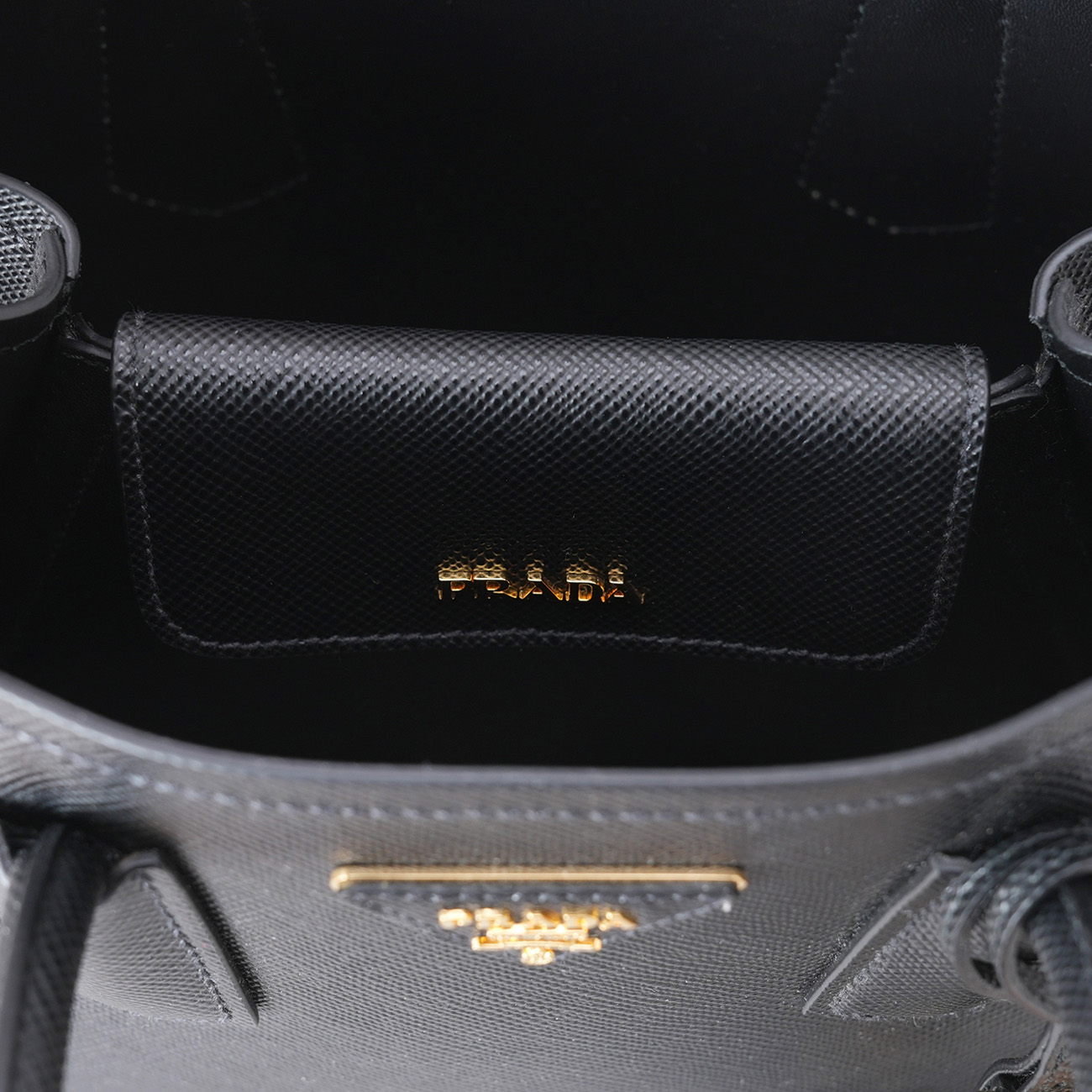 PRADA(USED)프라다 1BG443 더블 사피아노 토트백