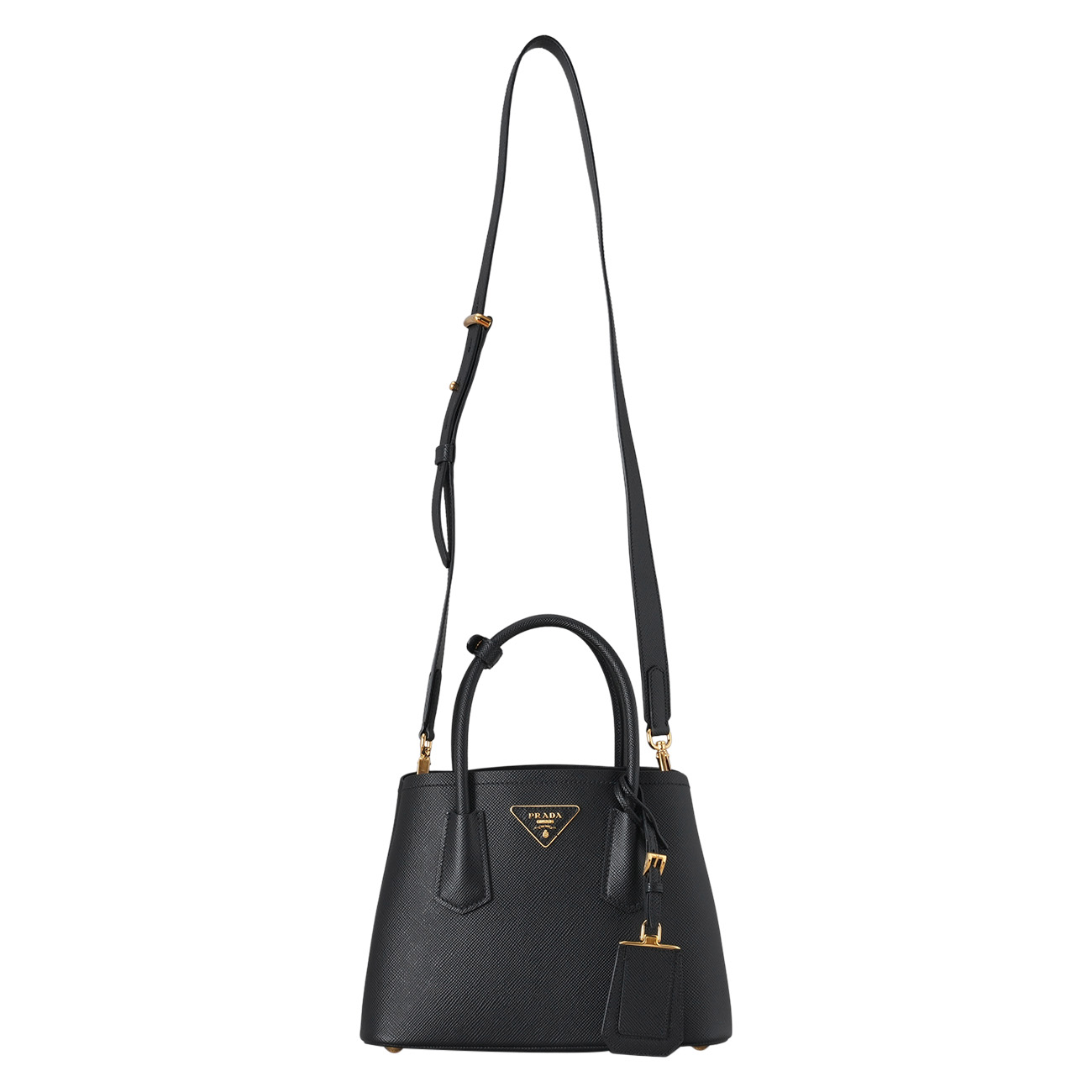 PRADA(USED)프라다 1BG443 더블 사피아노 토트백