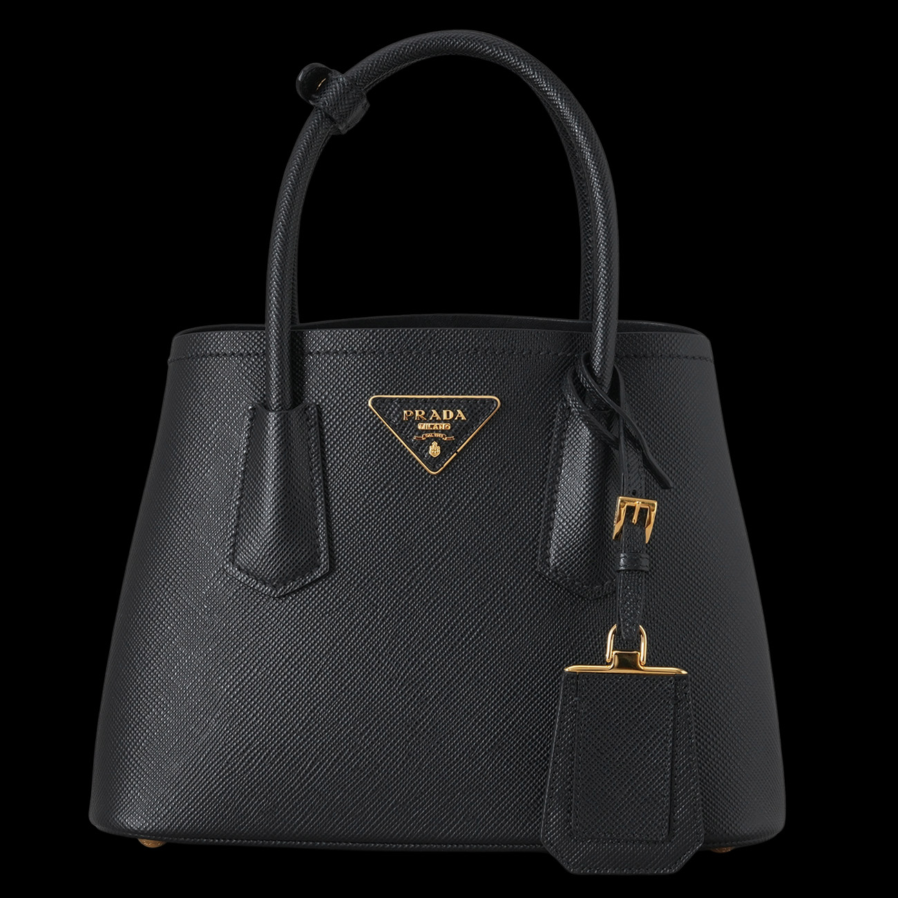 PRADA(USED)프라다 1BG443 더블 사피아노 토트백