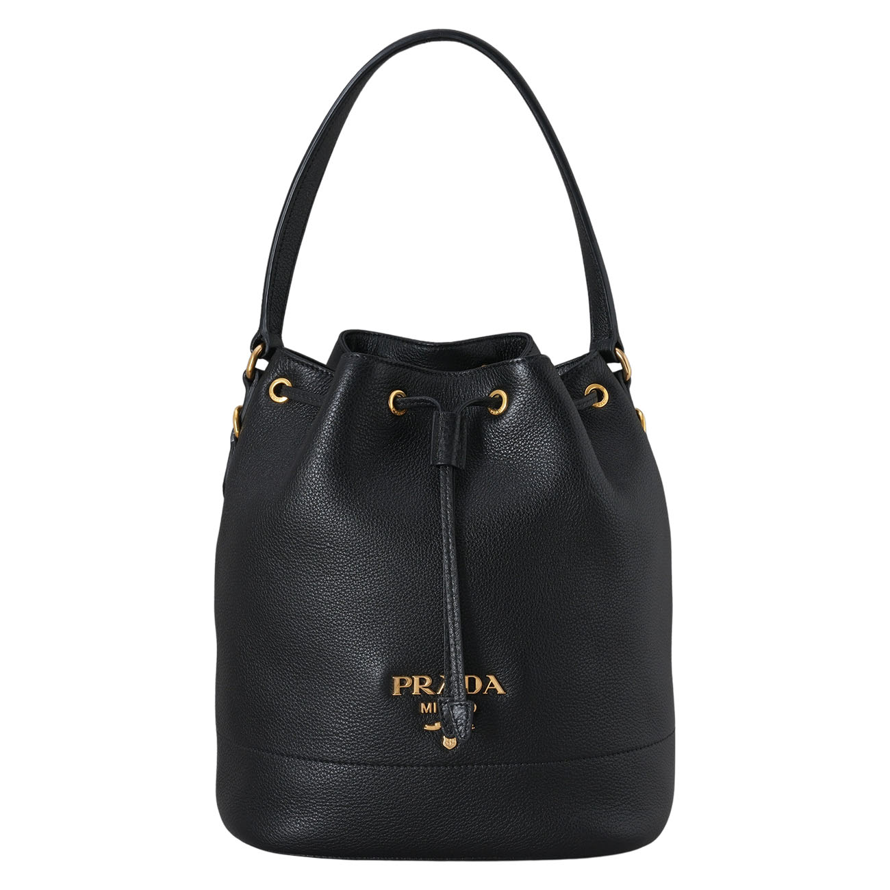 PRADA(USED)프라다 1BE018 비텔로 버킷백