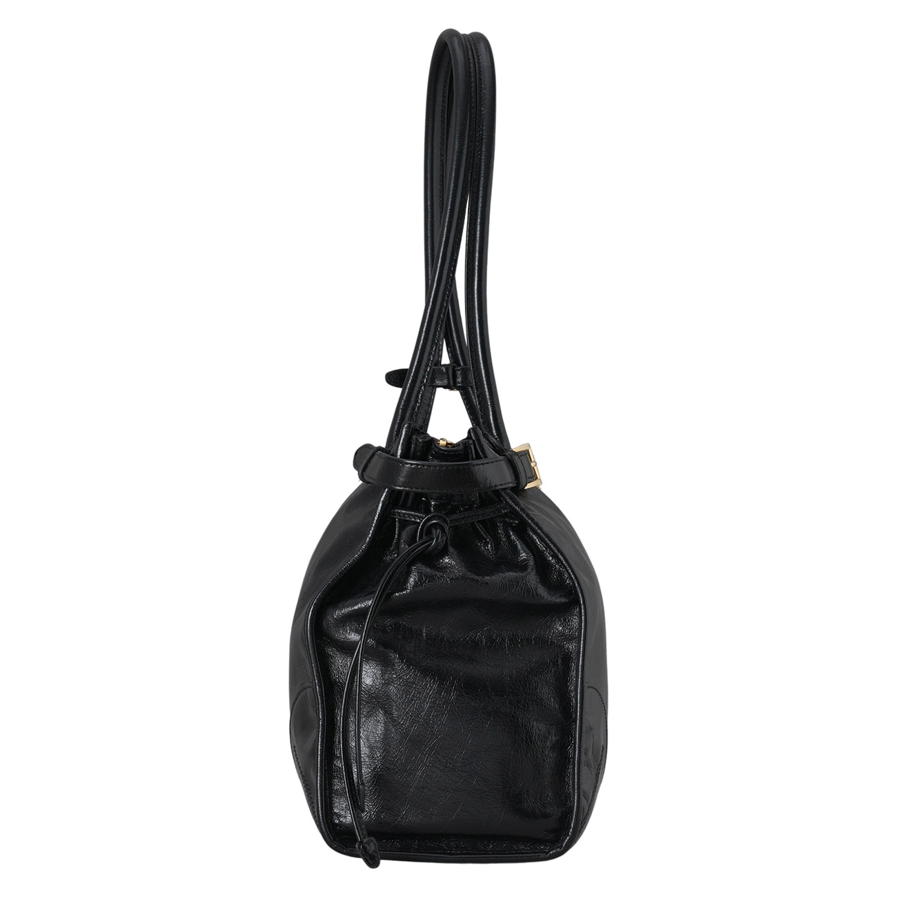 PRADA(USED)프라다 보니 라지 가죽 핸드백