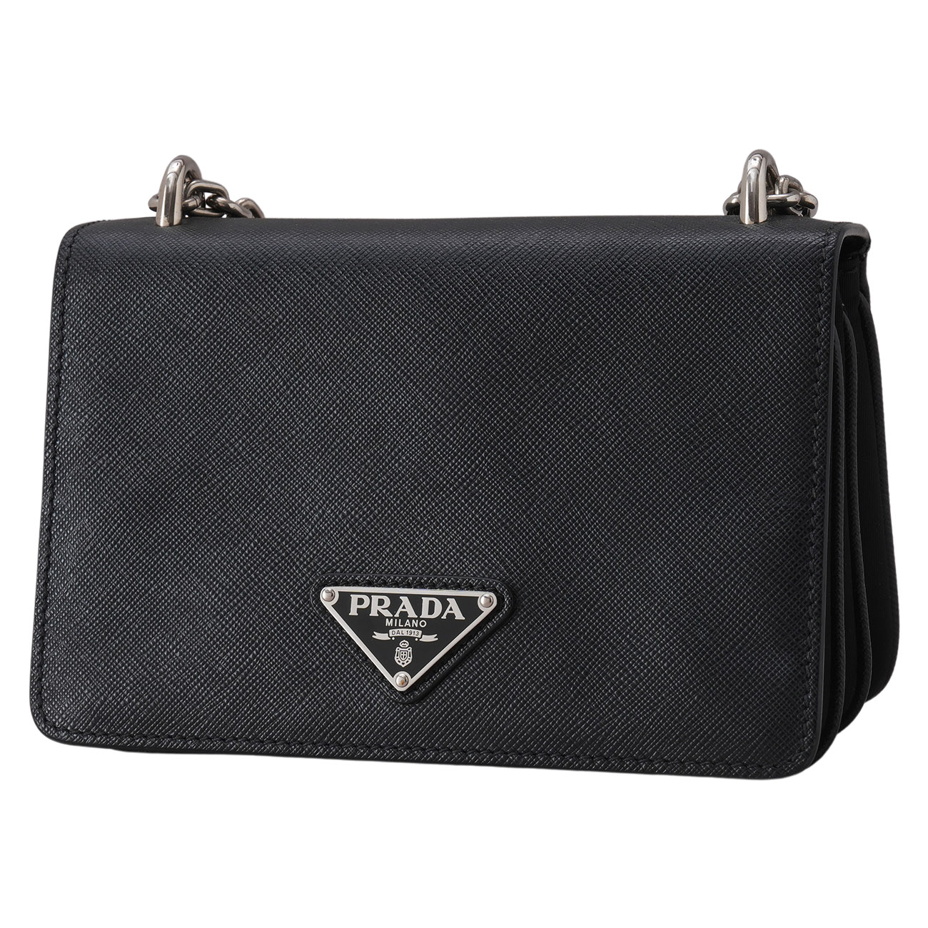 PRADA(USED)프라다 1BD032 사피아노 체인 크로스백