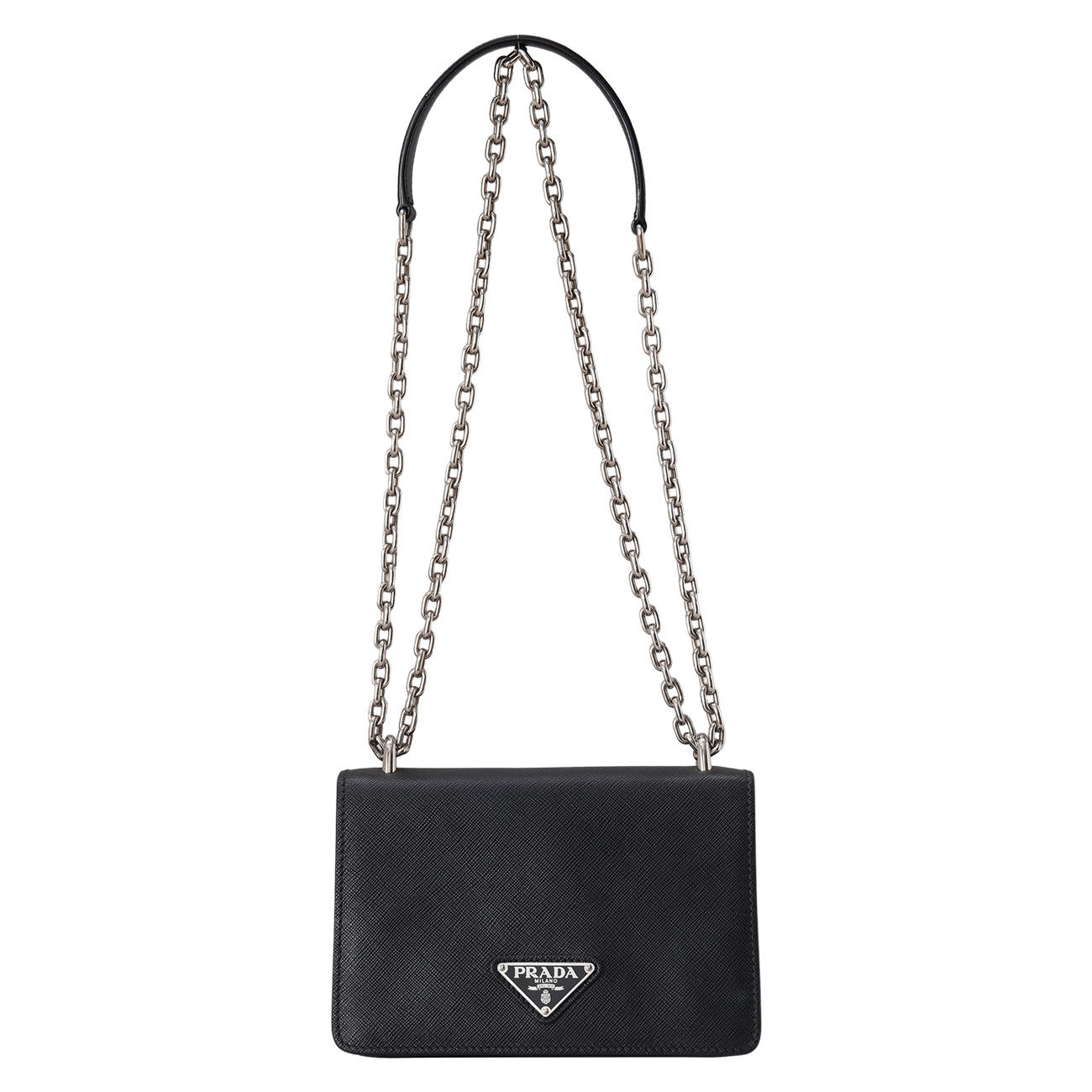 PRADA(USED)프라다 1BD032 사피아노 체인 크로스백