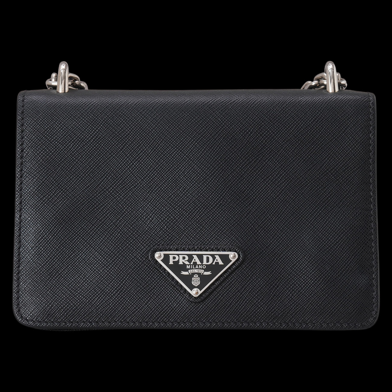 PRADA(USED)프라다 1BD032 사피아노 체인 크로스백