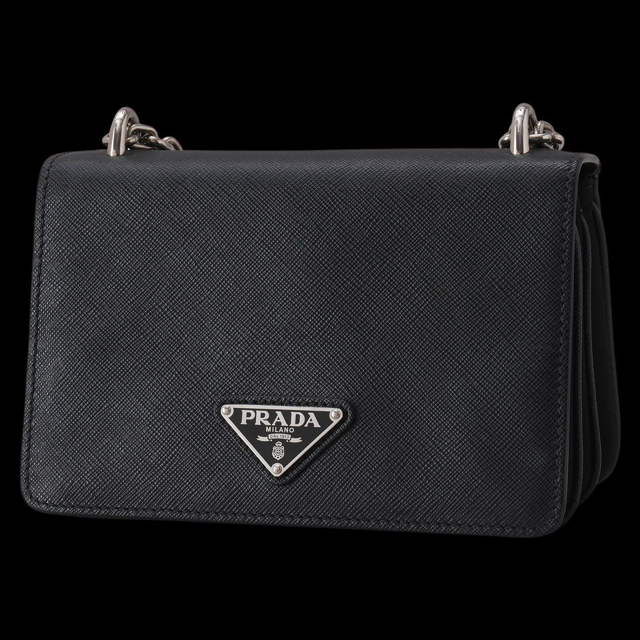 PRADA(USED)프라다 1BD032 사피아노 체인 크로스백