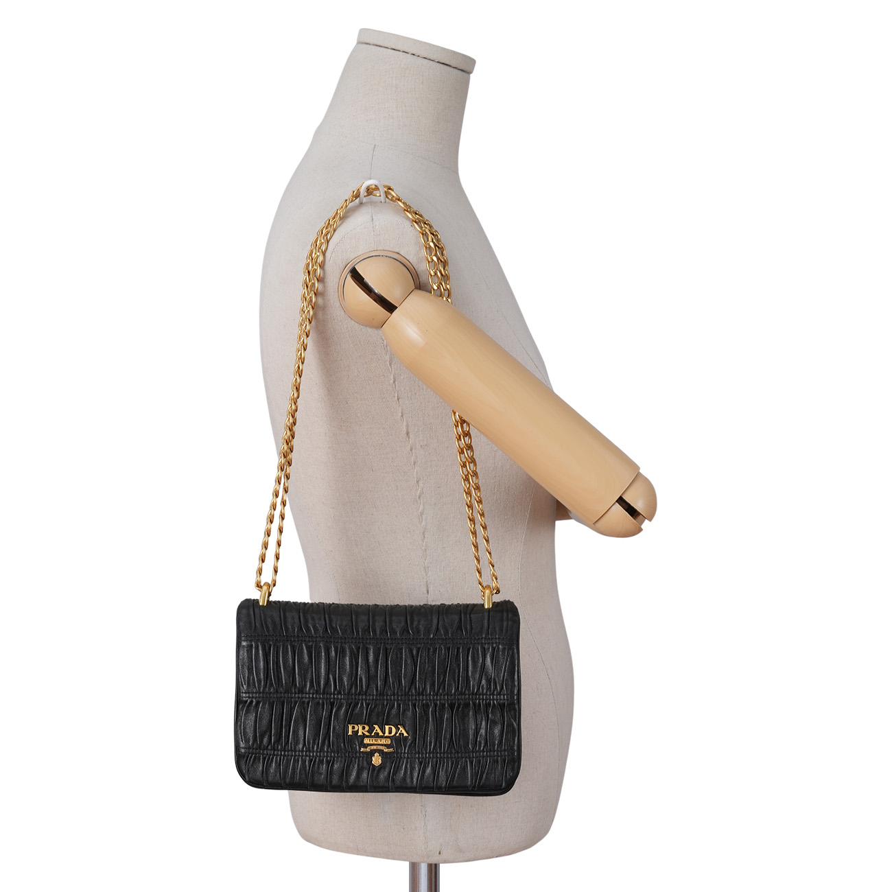 PRADA(USED)프라다 1BD010 고프레 미니 체인백