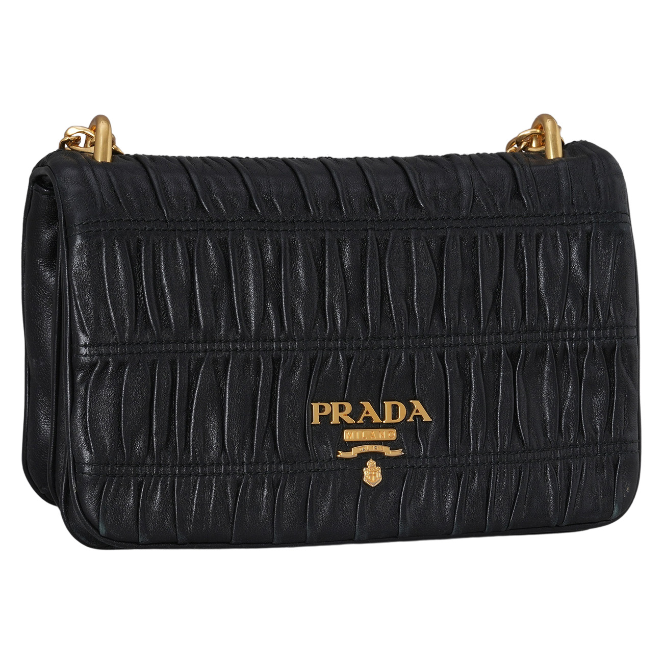 PRADA(USED)프라다 1BD010 고프레 미니 체인백