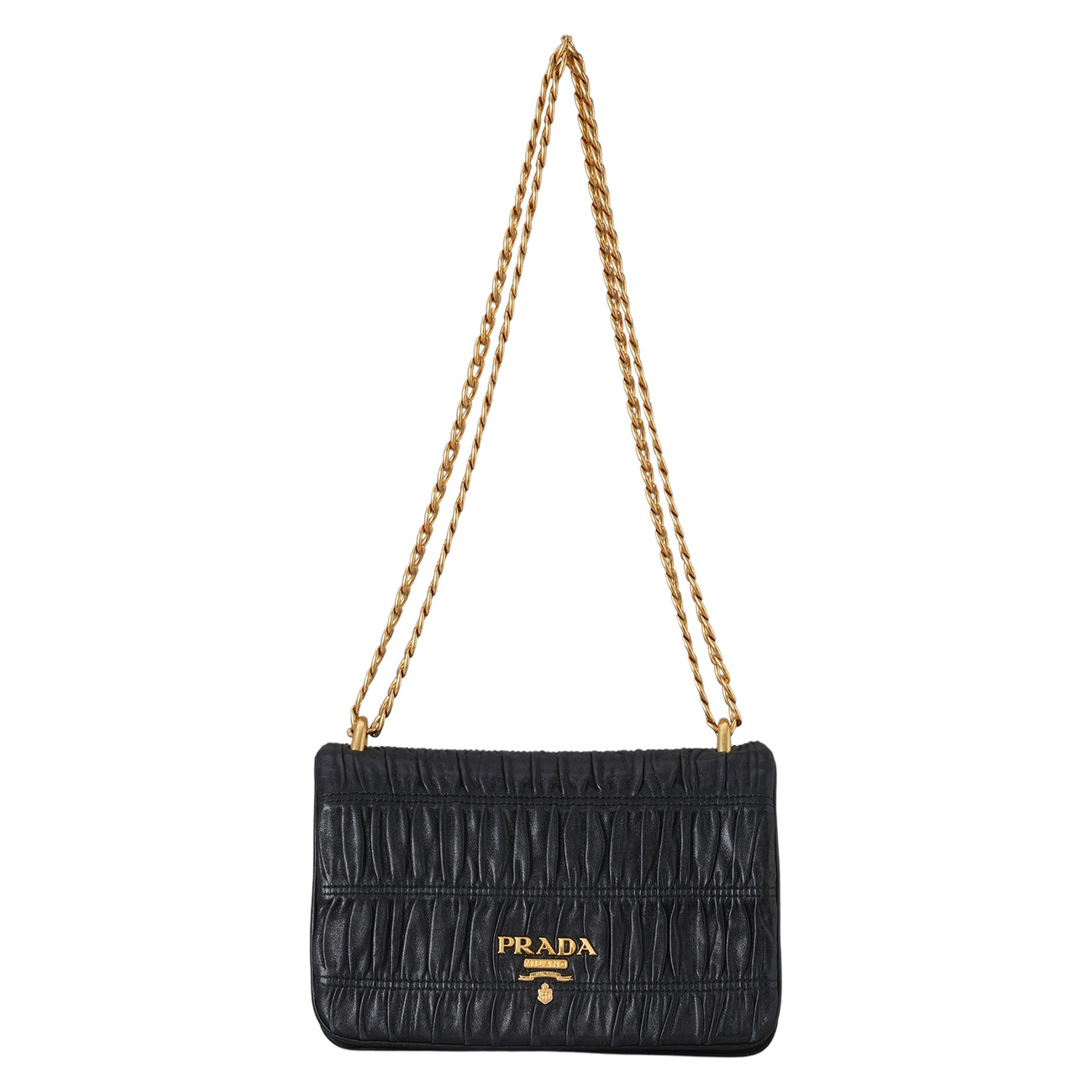 PRADA(USED)프라다 1BD010 고프레 미니 체인백
