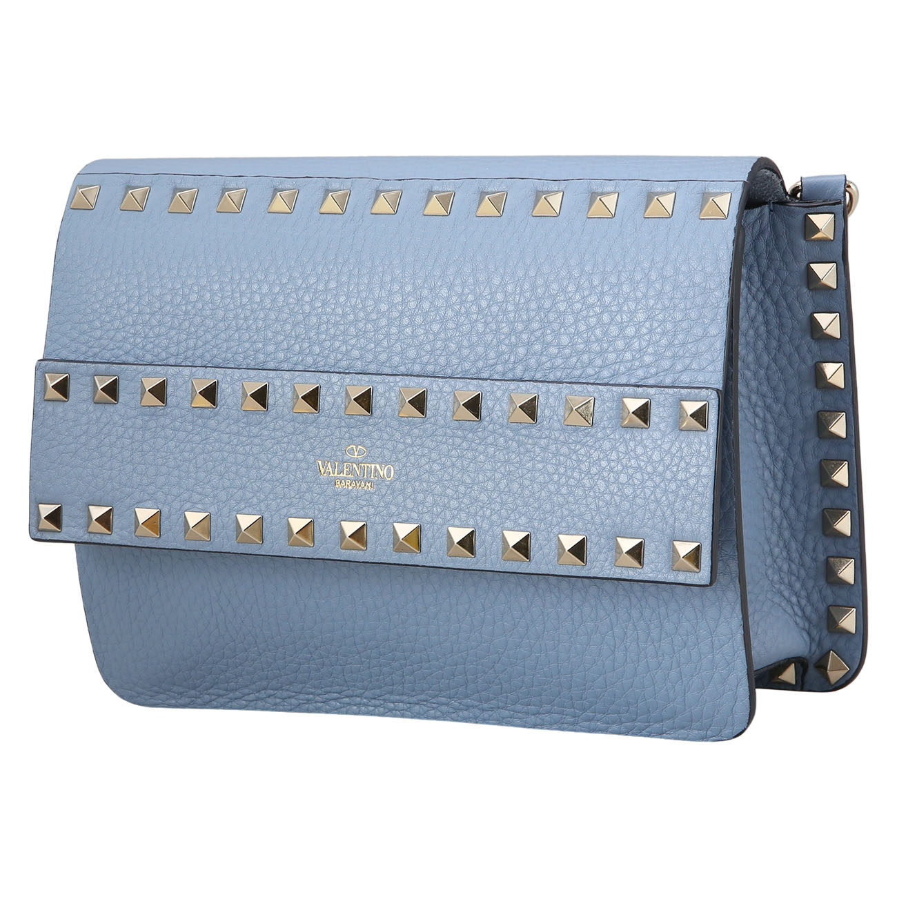 VALENTINO(USED)발렌티노 락스터드 크로스백 인디블루