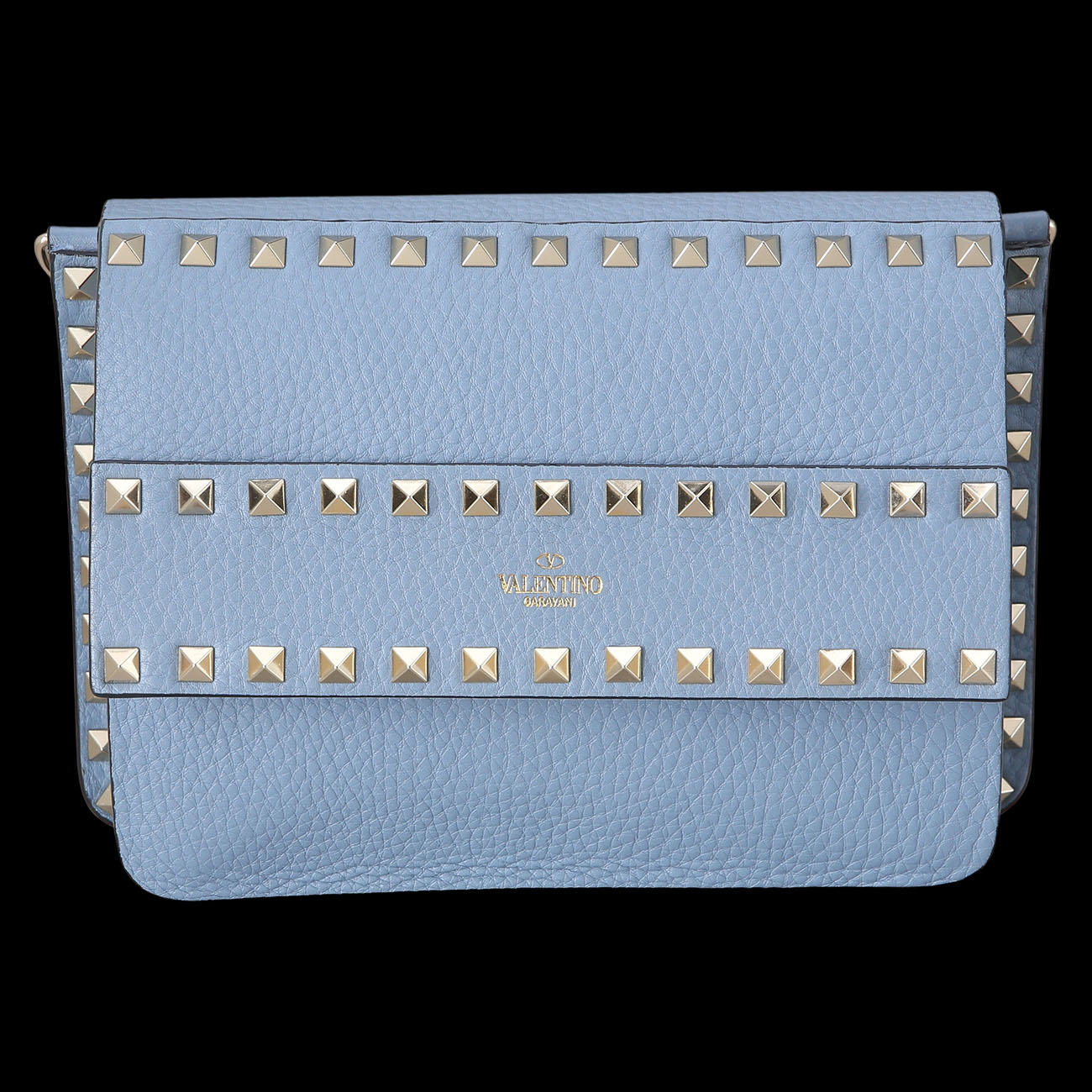 VALENTINO(USED)발렌티노 락스터드 크로스백 인디블루