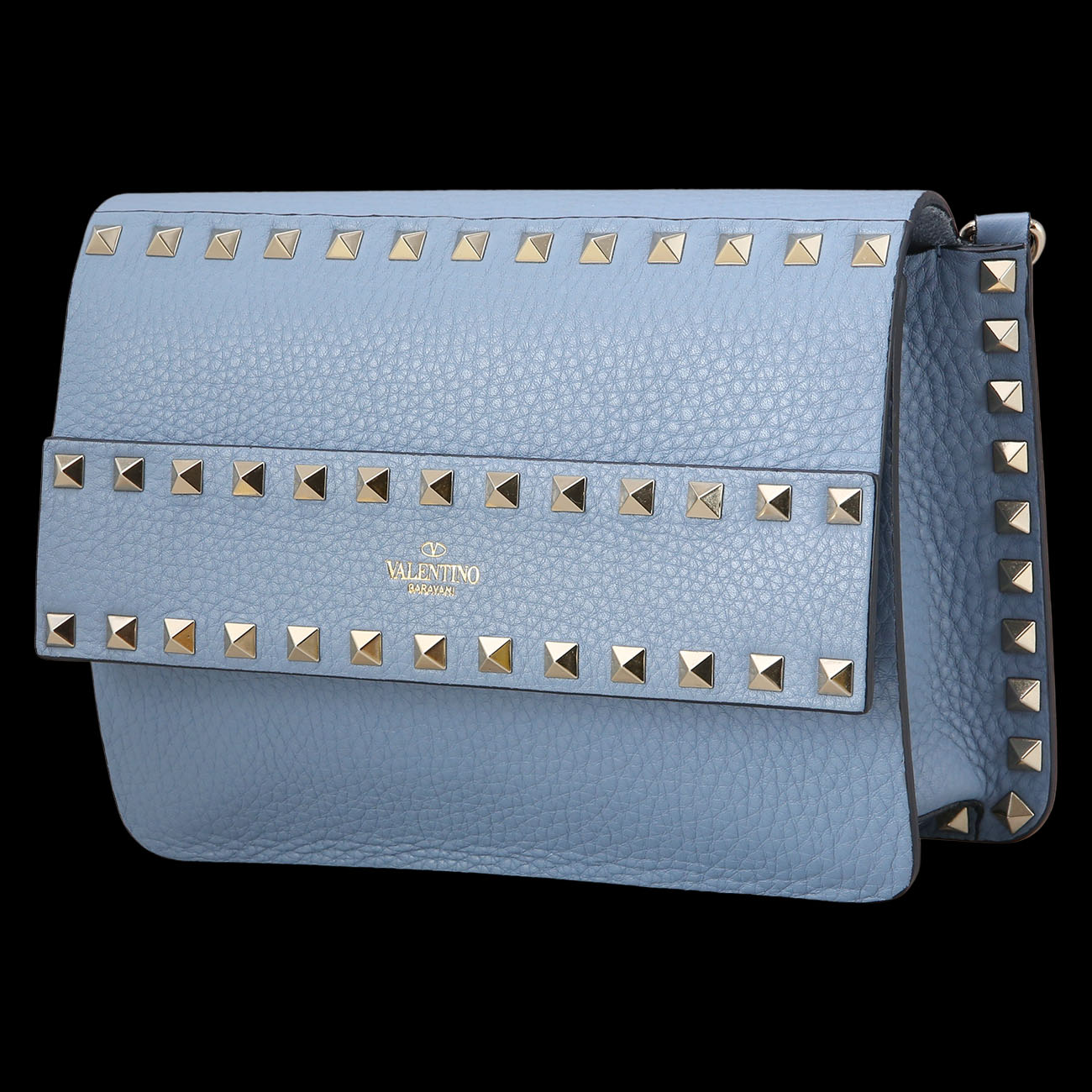 VALENTINO(USED)발렌티노 락스터드 크로스백 인디블루