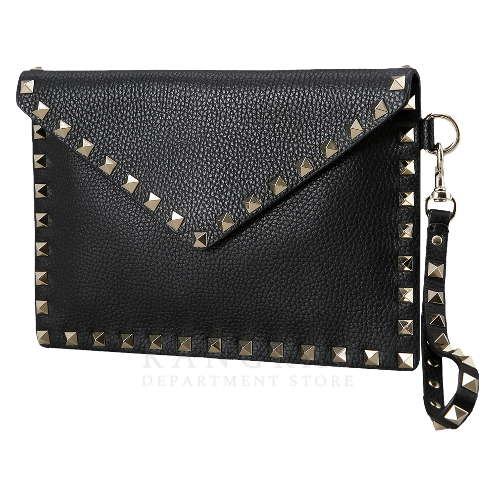 VALENTINO(USED)발렌티노 락스터드 스트랩 클러치