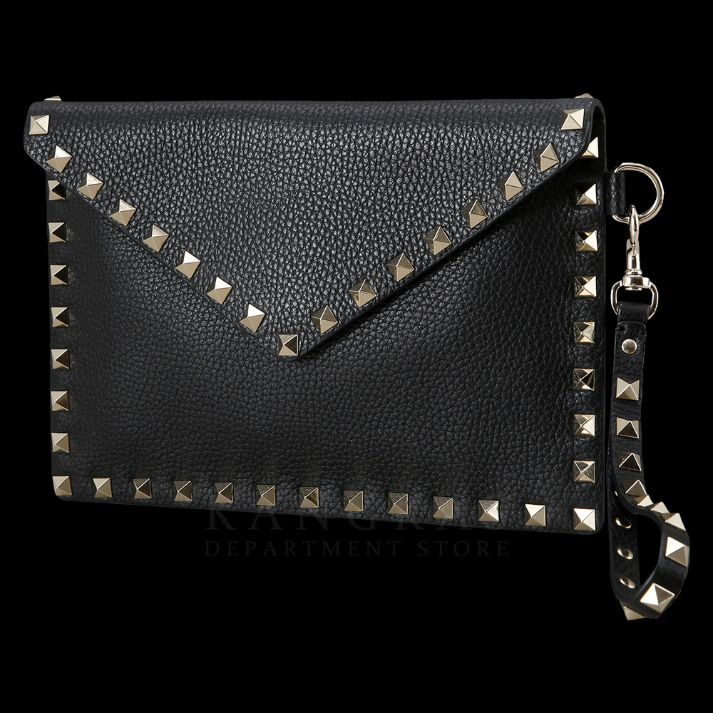 VALENTINO(USED)발렌티노 락스터드 스트랩 클러치