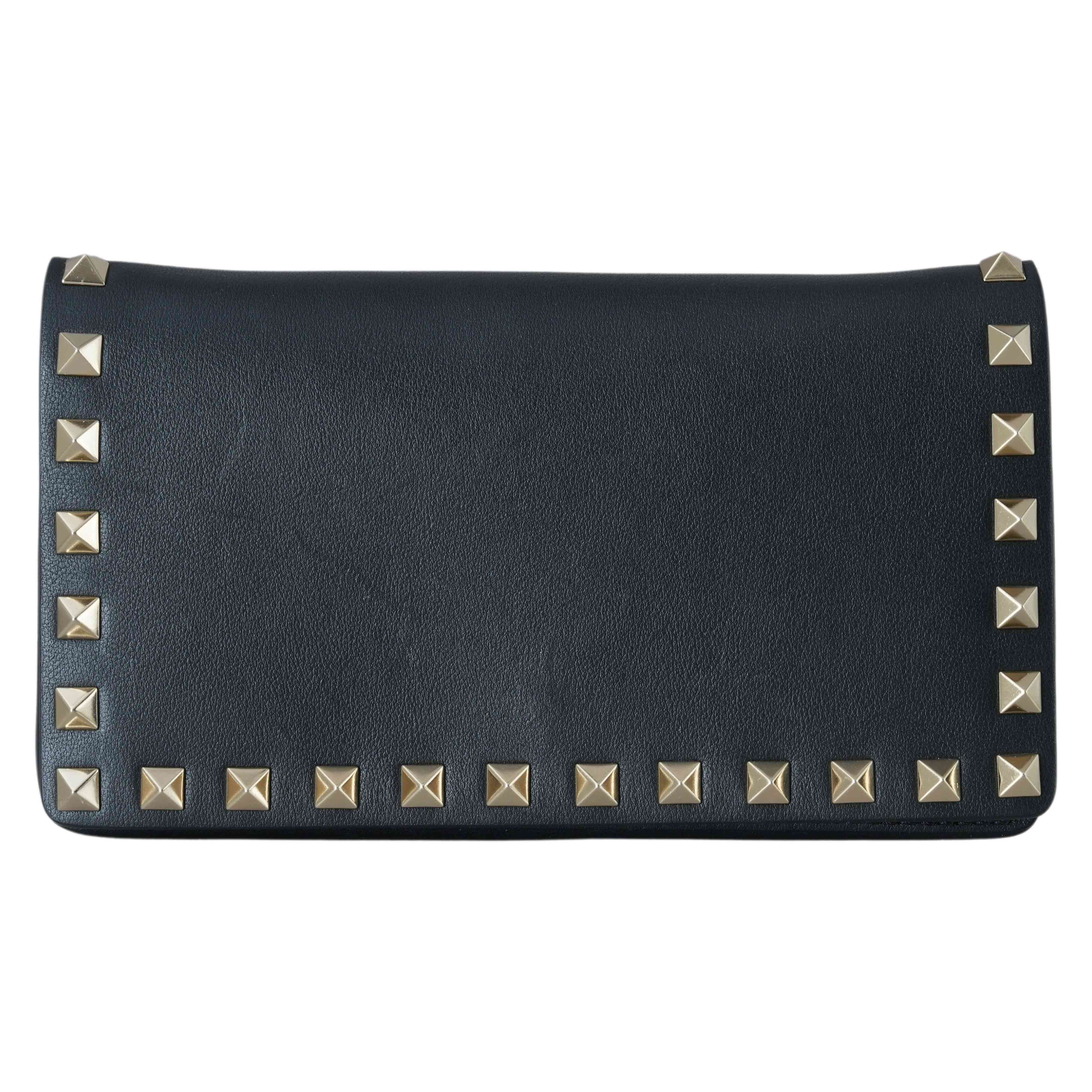 VALENTINO(USED)발렌티노 락스터드 플랩 체인 숄더백