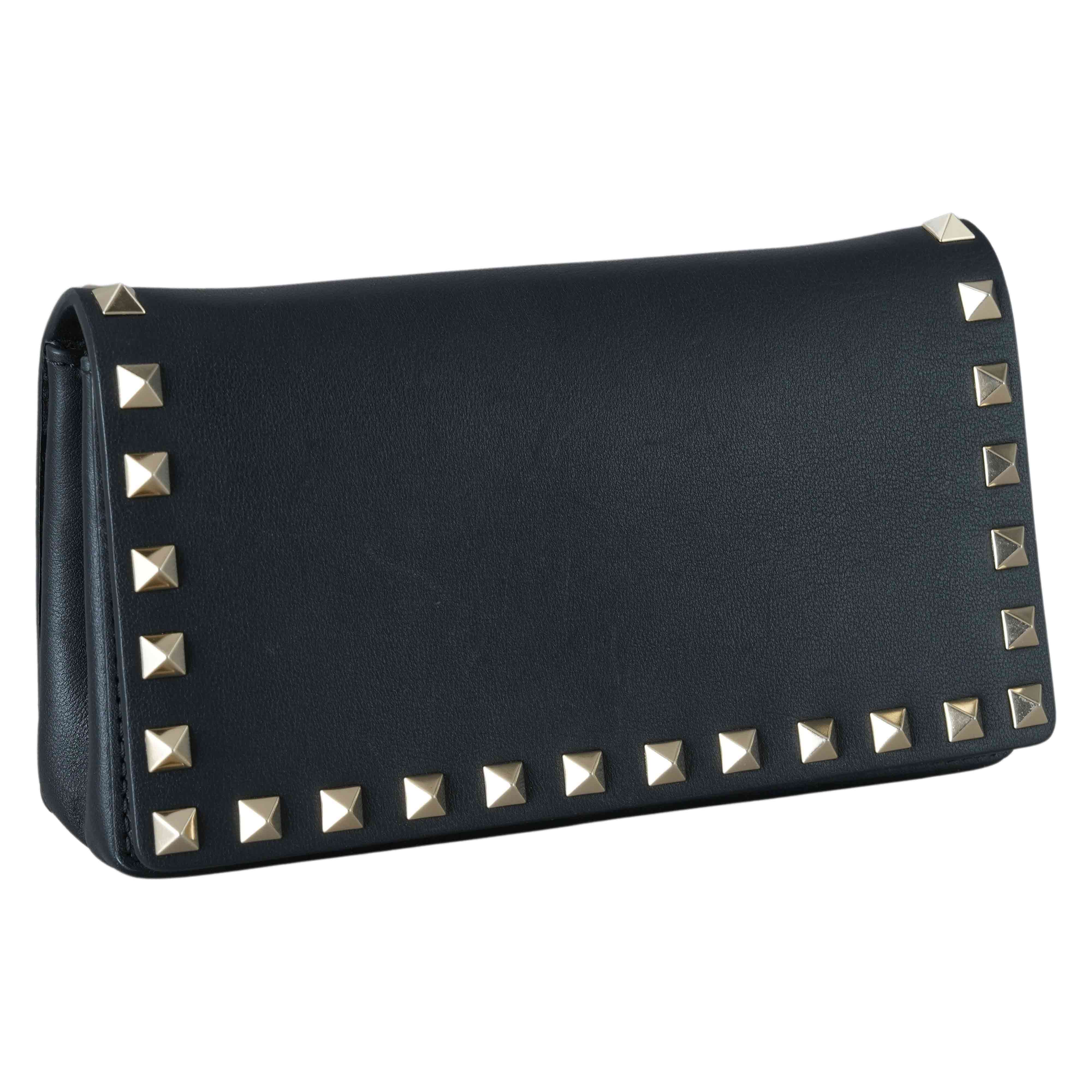 VALENTINO(USED)발렌티노 락스터드 플랩 체인 숄더백