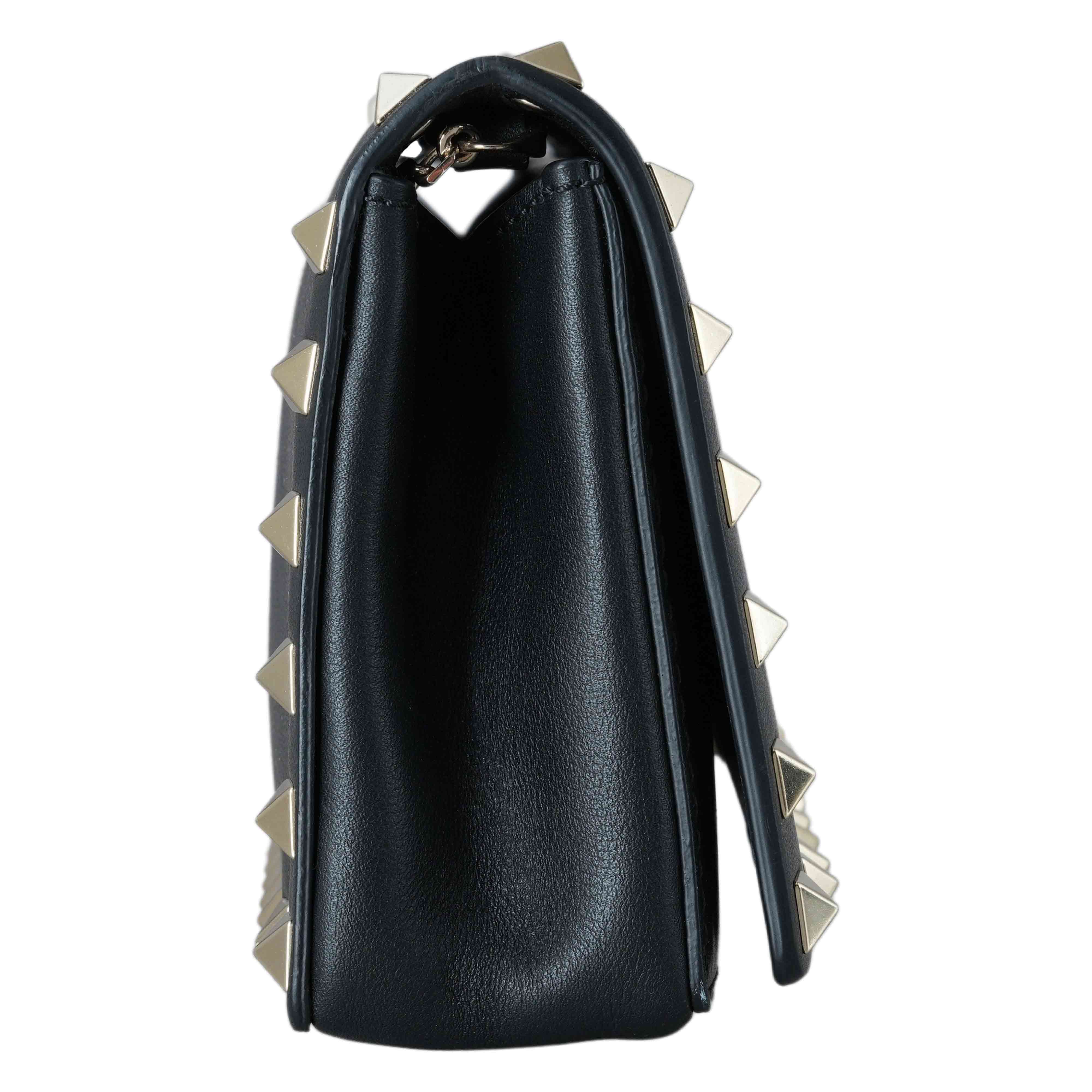 VALENTINO(USED)발렌티노 락스터드 플랩 체인 숄더백