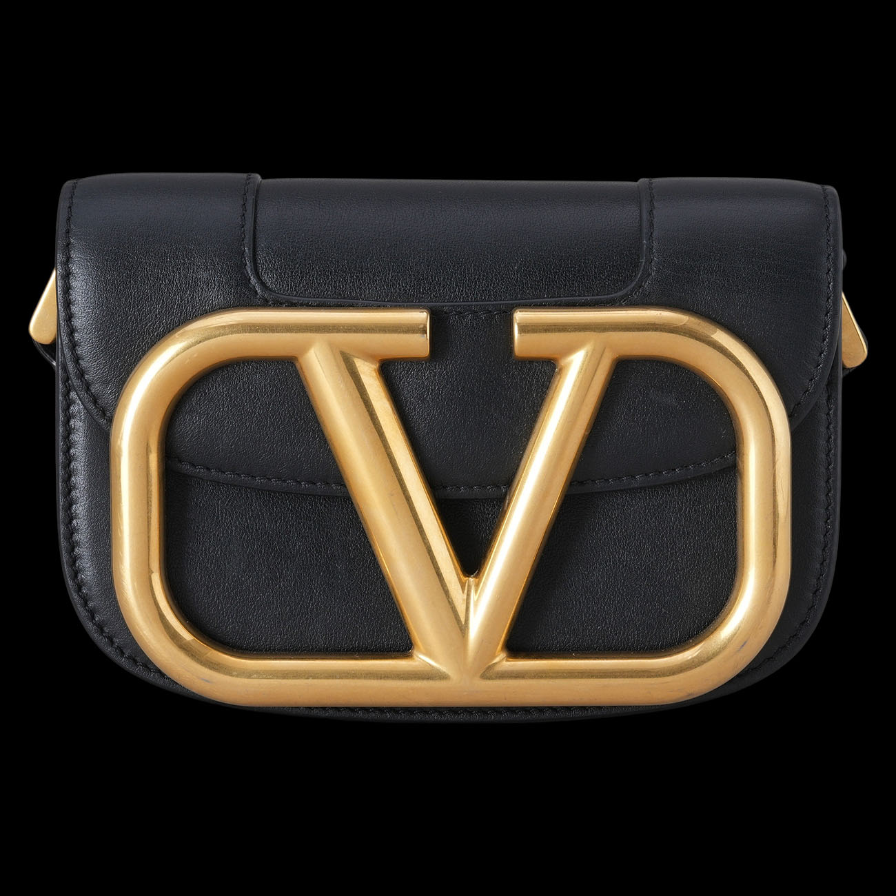 VALENTINO(USED)발렌티노 슈퍼비 숄더백 블랙