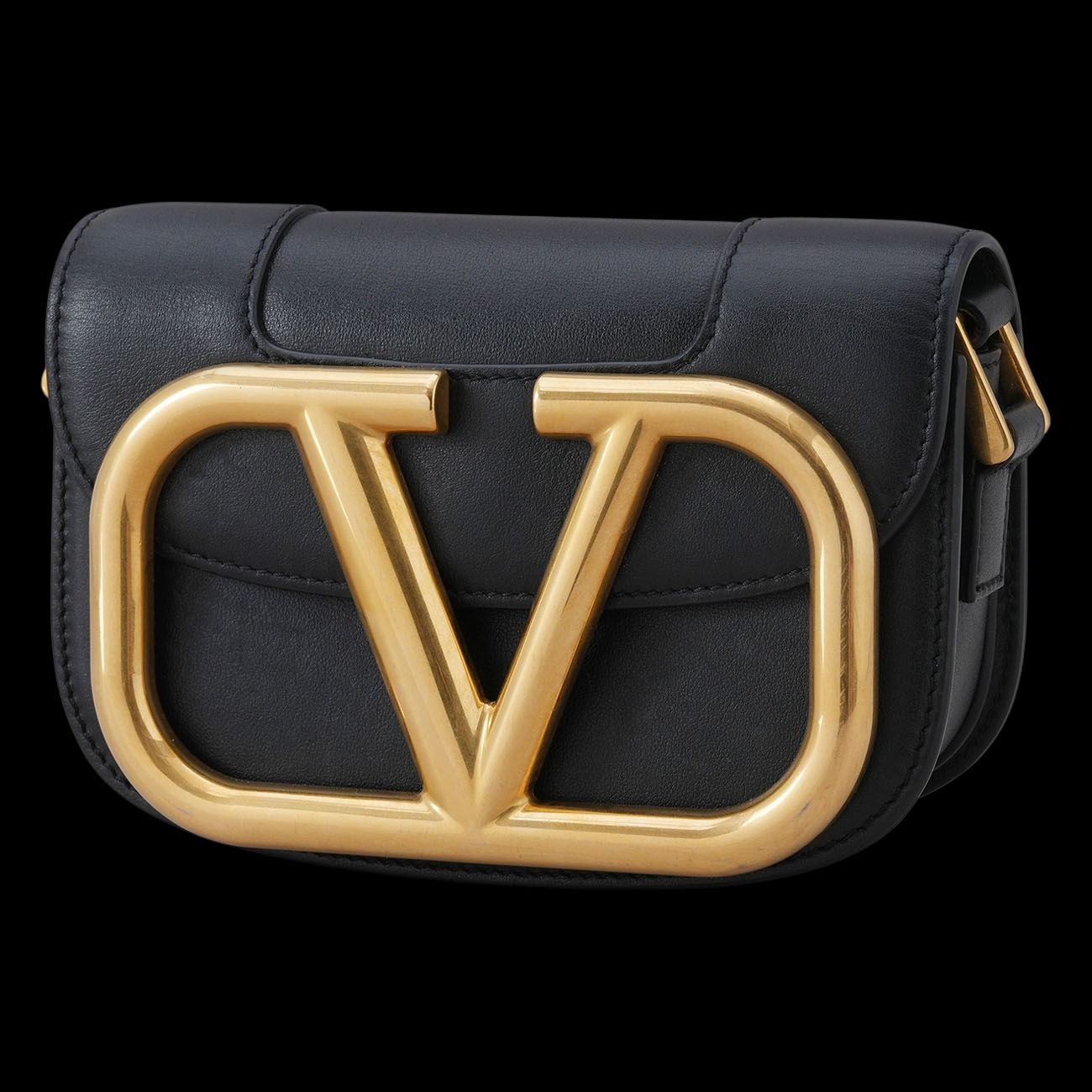 VALENTINO(USED)발렌티노 슈퍼비 숄더백 블랙