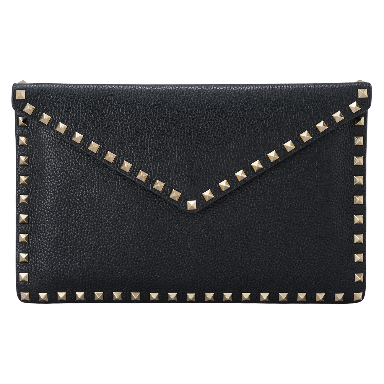 VALENTINO(USED)발렌티노 락스터드 플랩 클러치