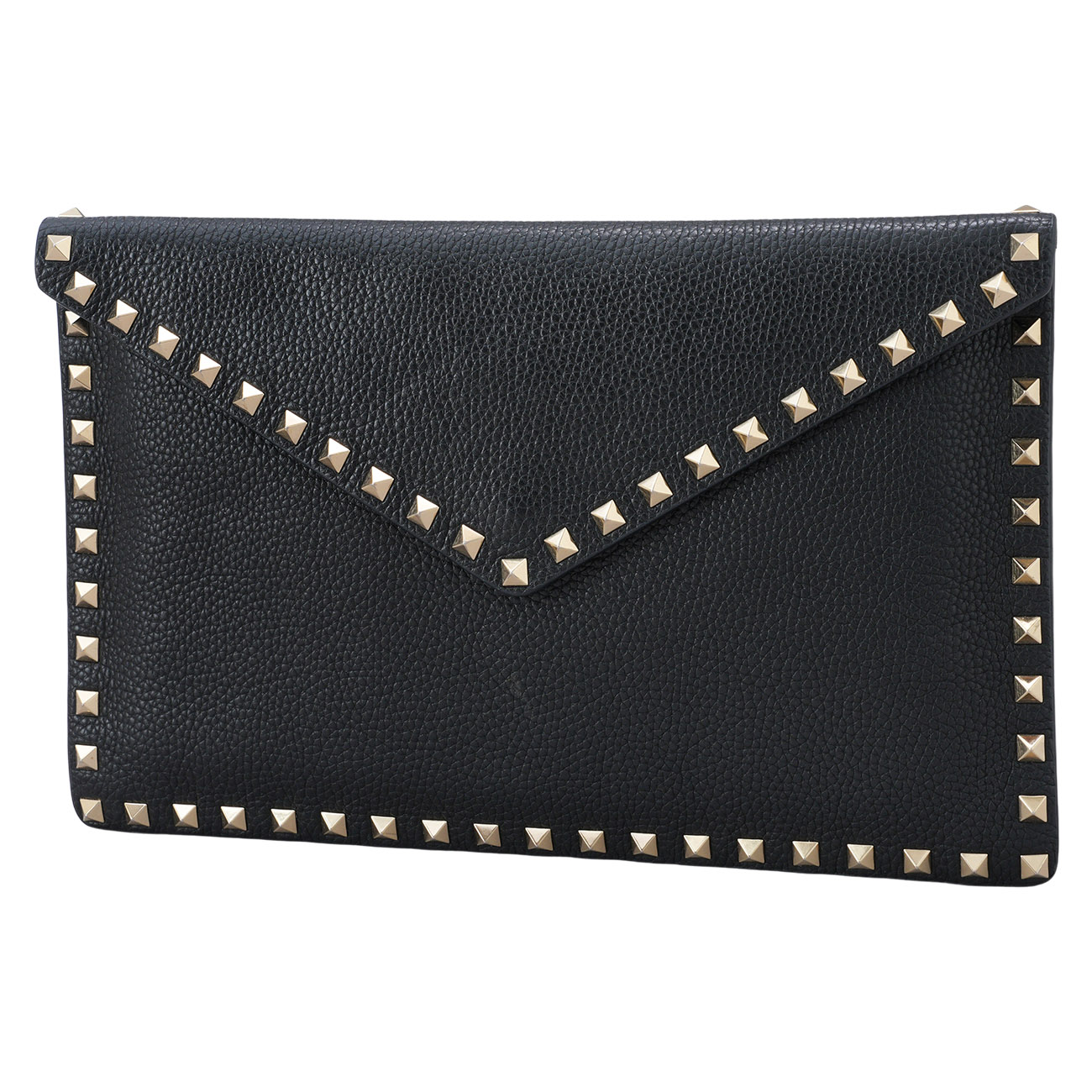 VALENTINO(USED)발렌티노 락스터드 플랩 클러치