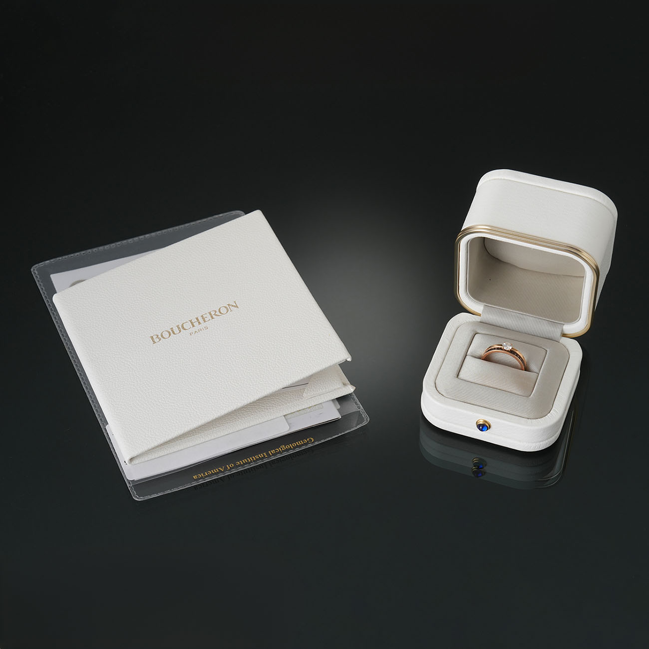 BOUCHERON(USED)부쉐론 클래식 솔리테어 0.22ct 링 #49