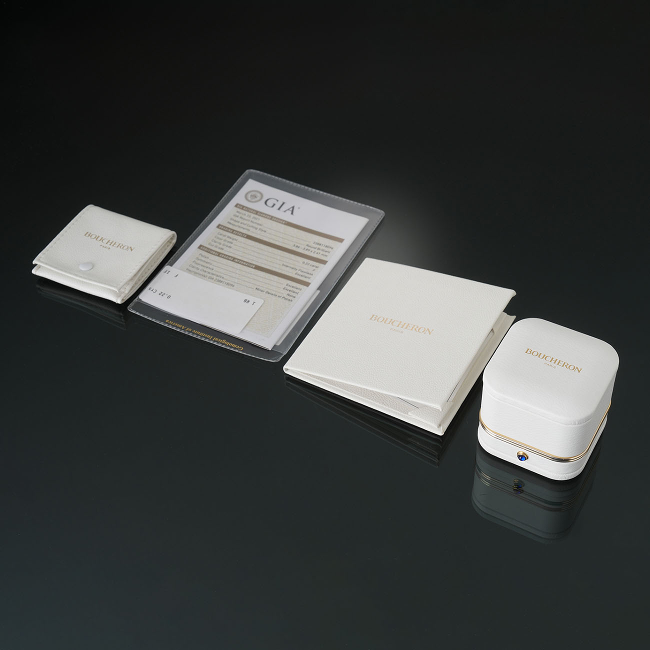 BOUCHERON(USED)부쉐론 클래식 솔리테어 0.22ct 링 #49