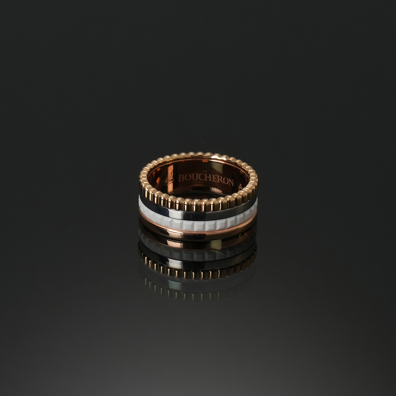 BOUCHERON(USED)부쉐론 콰트로 클래식 스몰 4링 #47