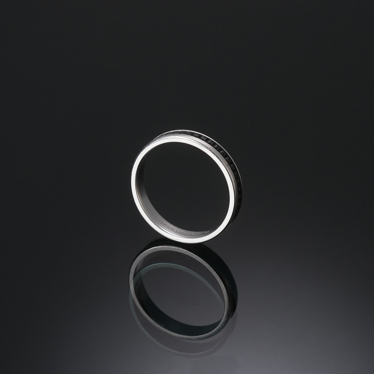 BOUCHERON(USED)부쉐론 콰트로 블랙 에디션 웨딩 밴드#62