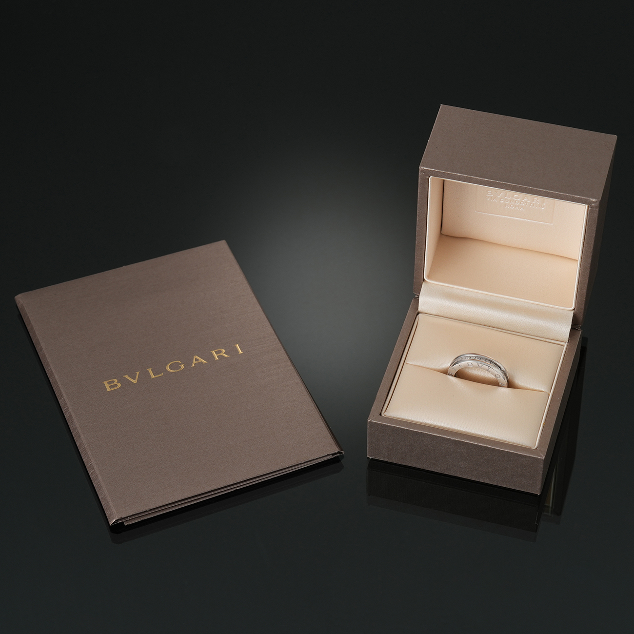 BVLGARI(USED)불가리 비제로원 1밴드 다이아 링 #50