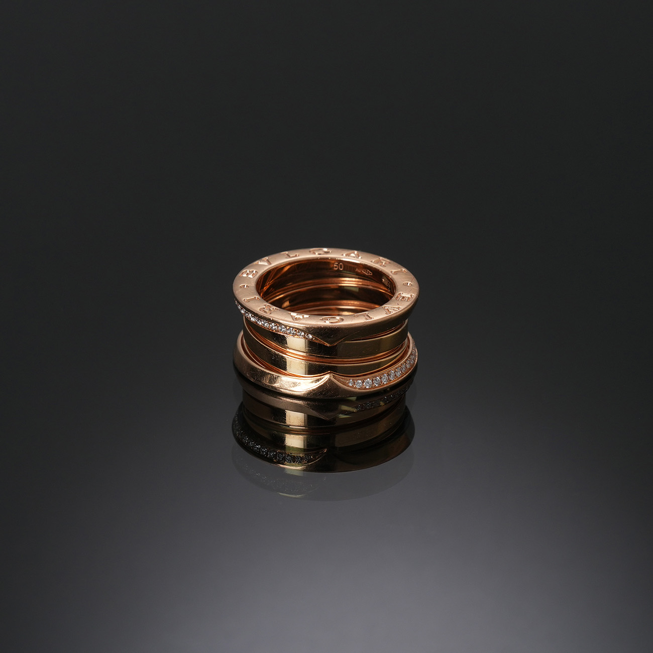 BVLGARI(USED)불가리 358969 비제로원 다이아 링#53