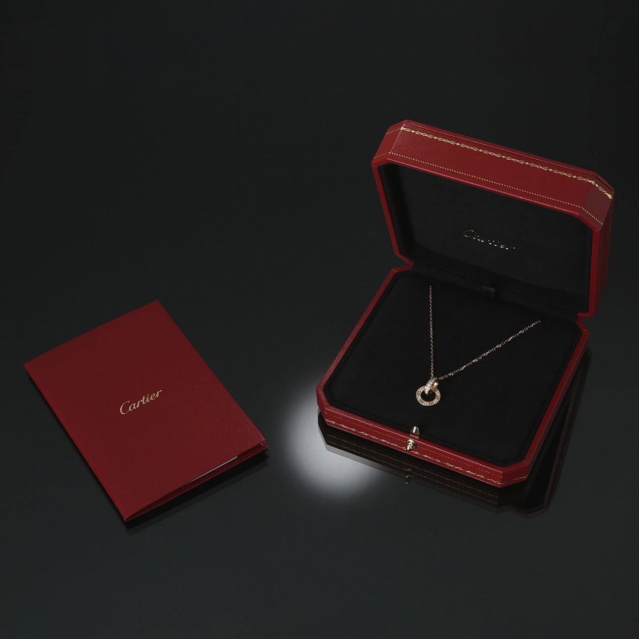 CARTIER(USED)까르띠에 러브 다이아 네크리스