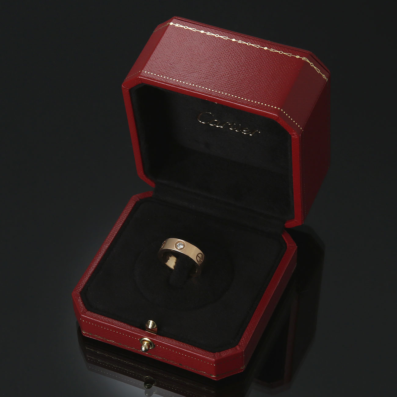 CARTIER(USED)까르띠에 러브링 다이아 3P #48