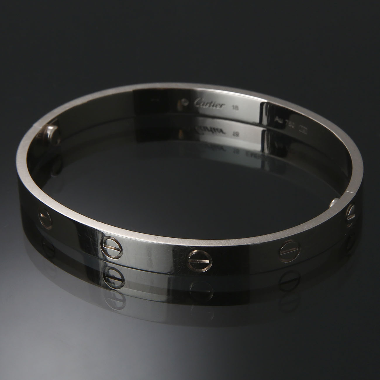 CARTIER(USED)까르띠에 러브 브레이슬릿 #18