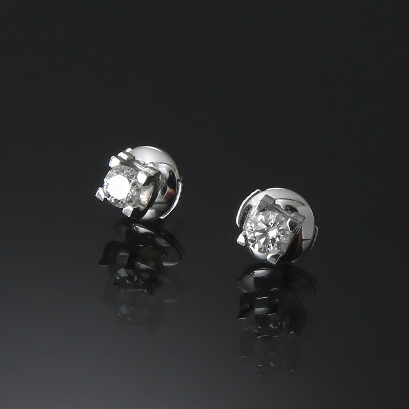 CARTIER(USED)까르띠에 0.24CT 다이아 이어링