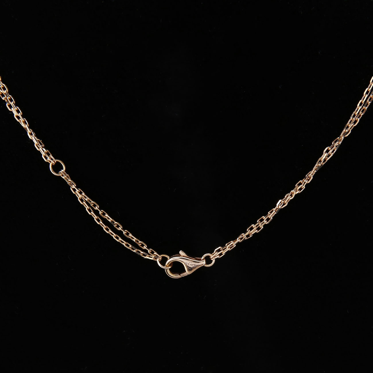CARTIER(USED)까르띠에 러브 다이아 네크리스
