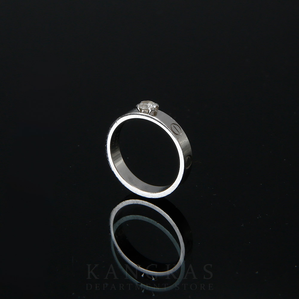 CARTIER(USED)까르띠에 1P 다이아 웨딩밴드 #52