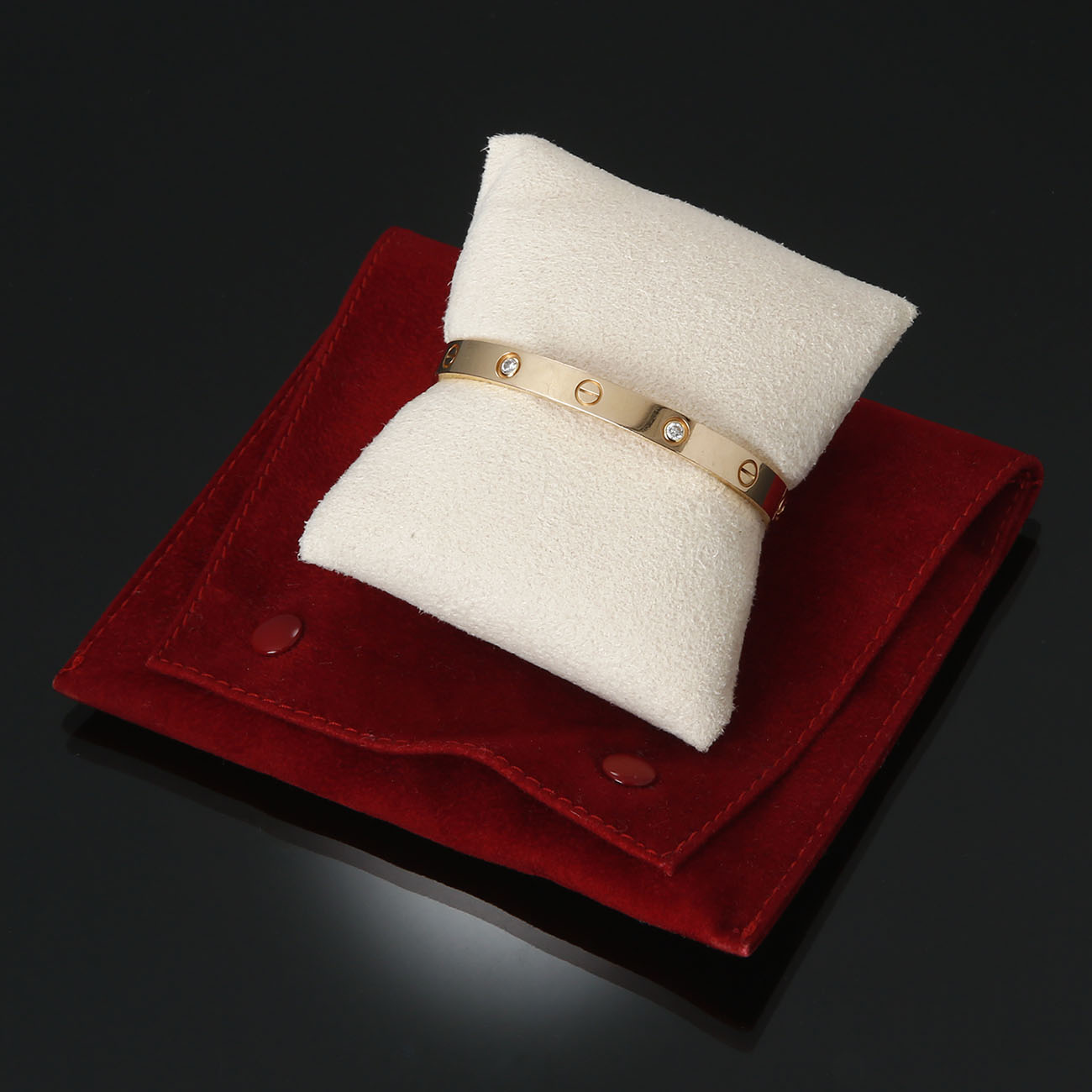 CARTIER(USED)까르띠에 4P 다이아 러브 브레이슬릿 #17