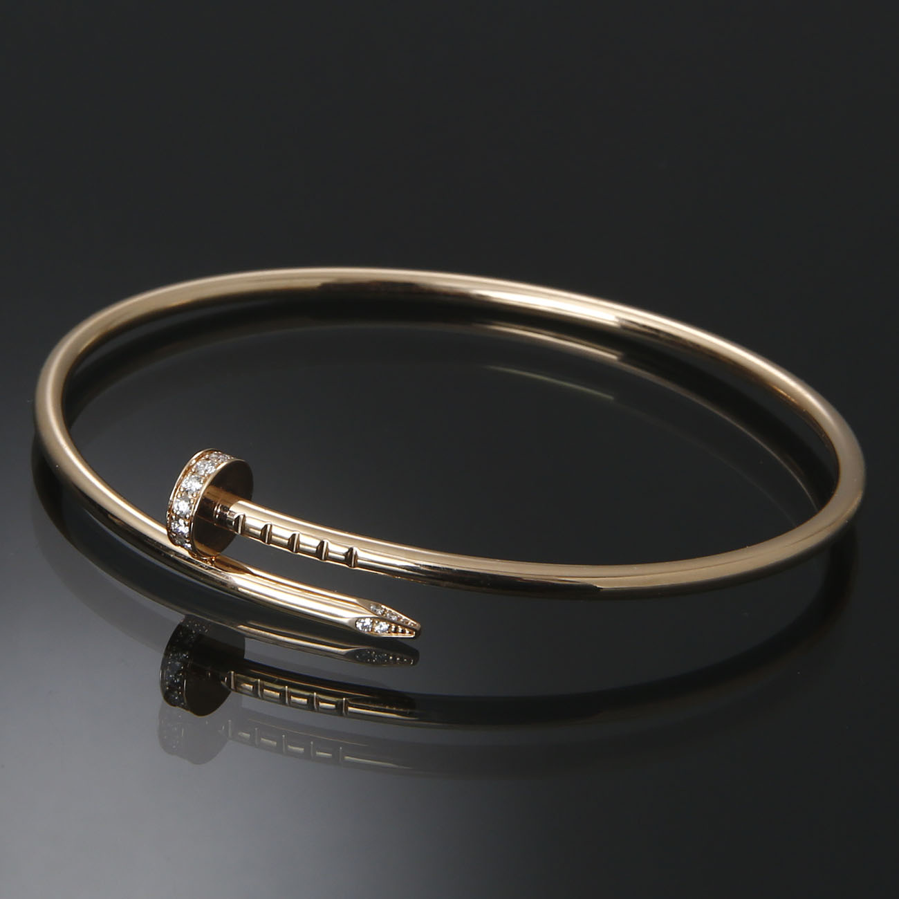 CARTIER(USED)까르띠에 다이아 저스트 앵끌루 브레이슬릿 #17