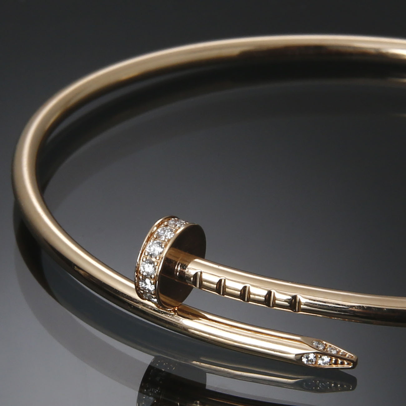 CARTIER(USED)까르띠에 다이아 저스트 앵끌루 브레이슬릿 #17