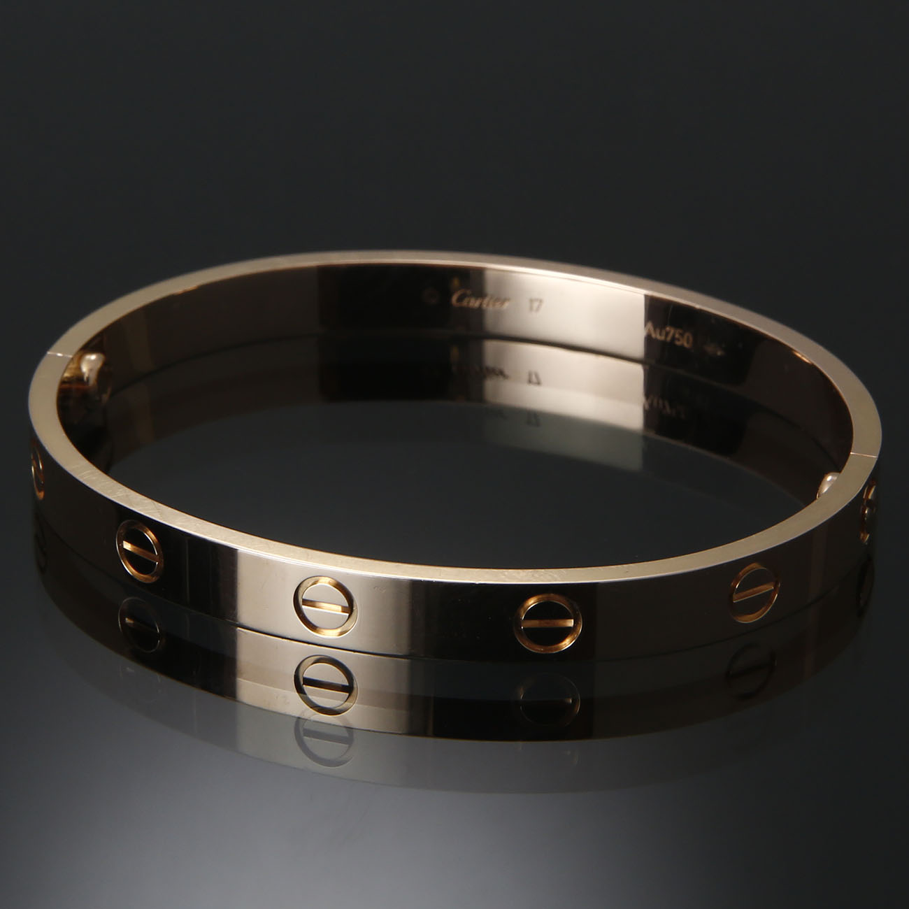 CARTIER(USED)까르띠에 러브 브레이슬릿 #17