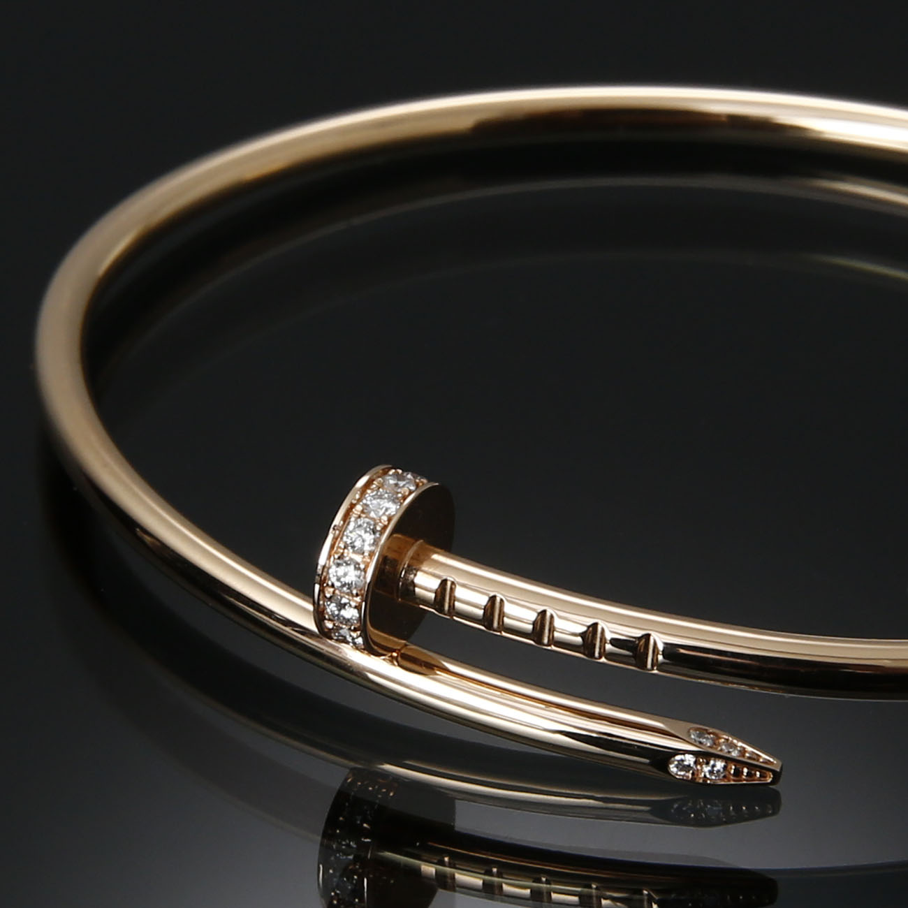 CARTIER(USED)까르띠에 다이아 저스트 앵끌루 브레이슬릿 #16