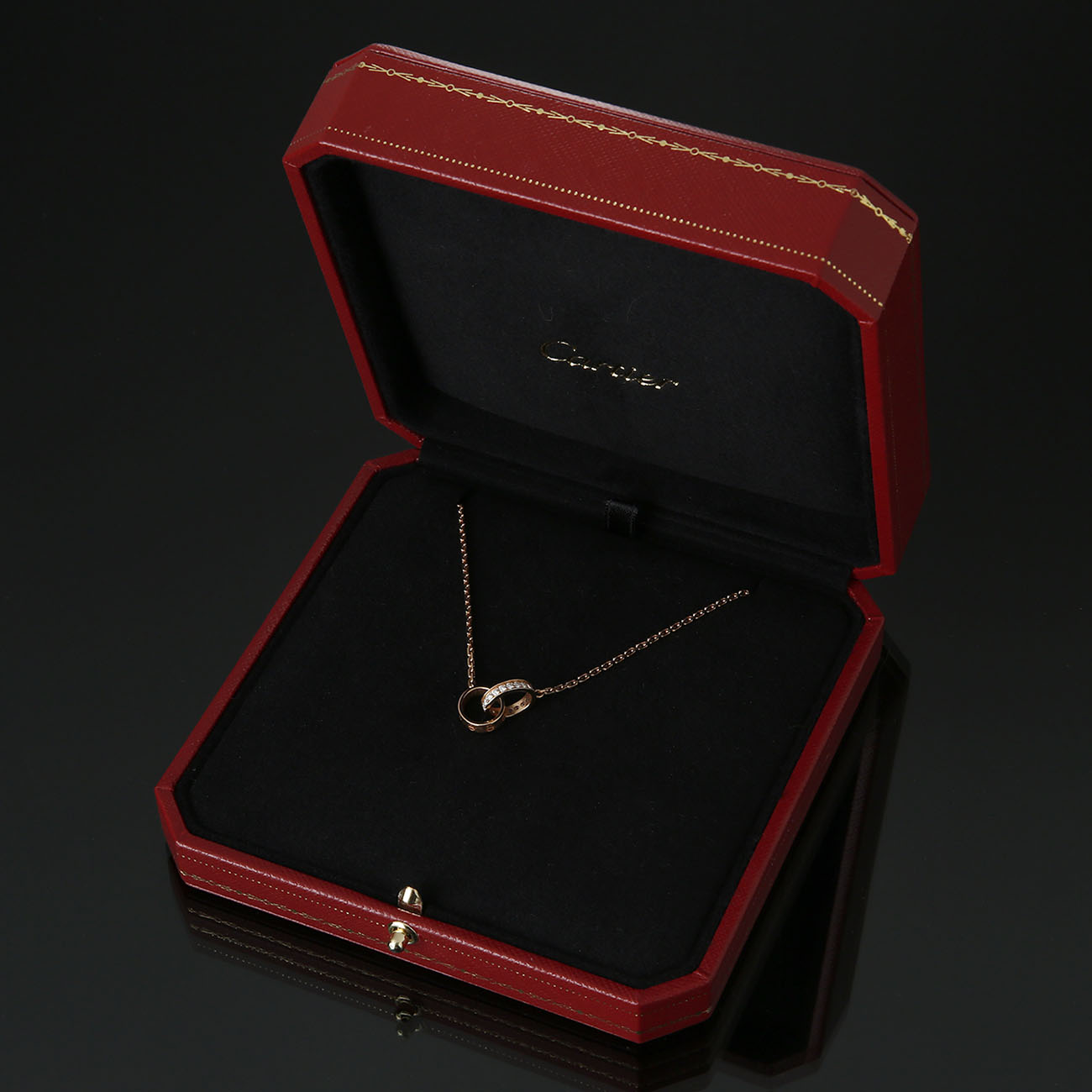 CARTIER(USED)까르띠에 다이아 러브 네크리스
